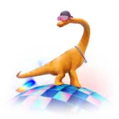 Disco Dinosaur TikTok gift icon
