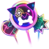 Neon Sign TikTok gift icon