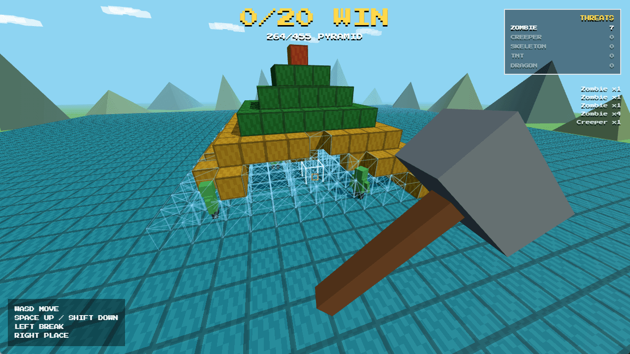 Block Pharaoh gift mapping monster effect