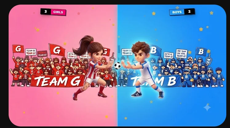 Boy VS Girl TikTok LIVE team battle game
